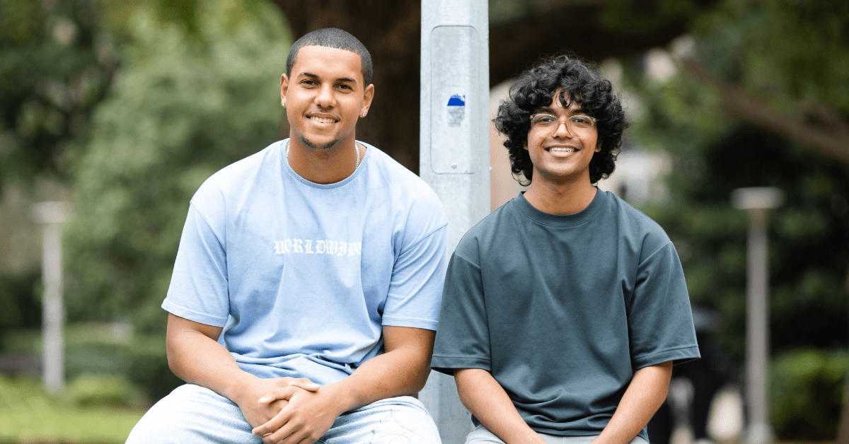 patient and donor sitting next to each other as potential matches